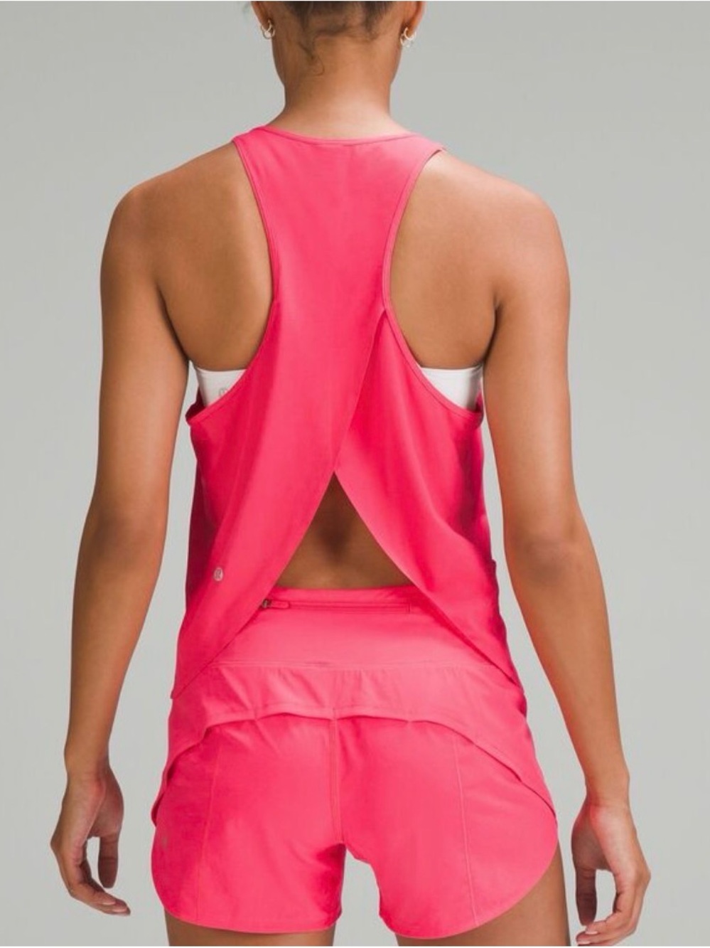 lululemon High-Ventilation Running Tank Top Size 6 Lip Gloss Pink